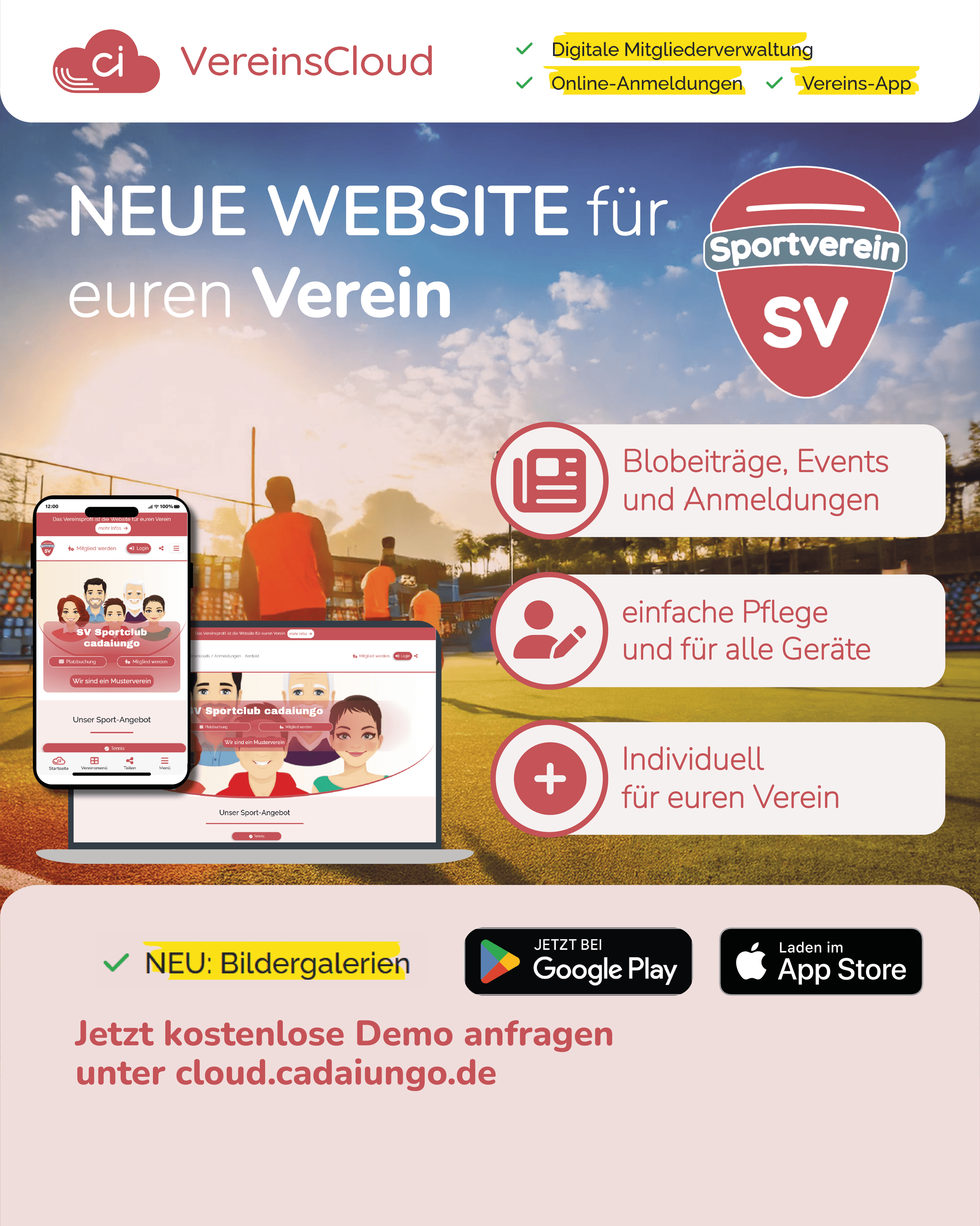Willkommen in eurer VereinsCloud!