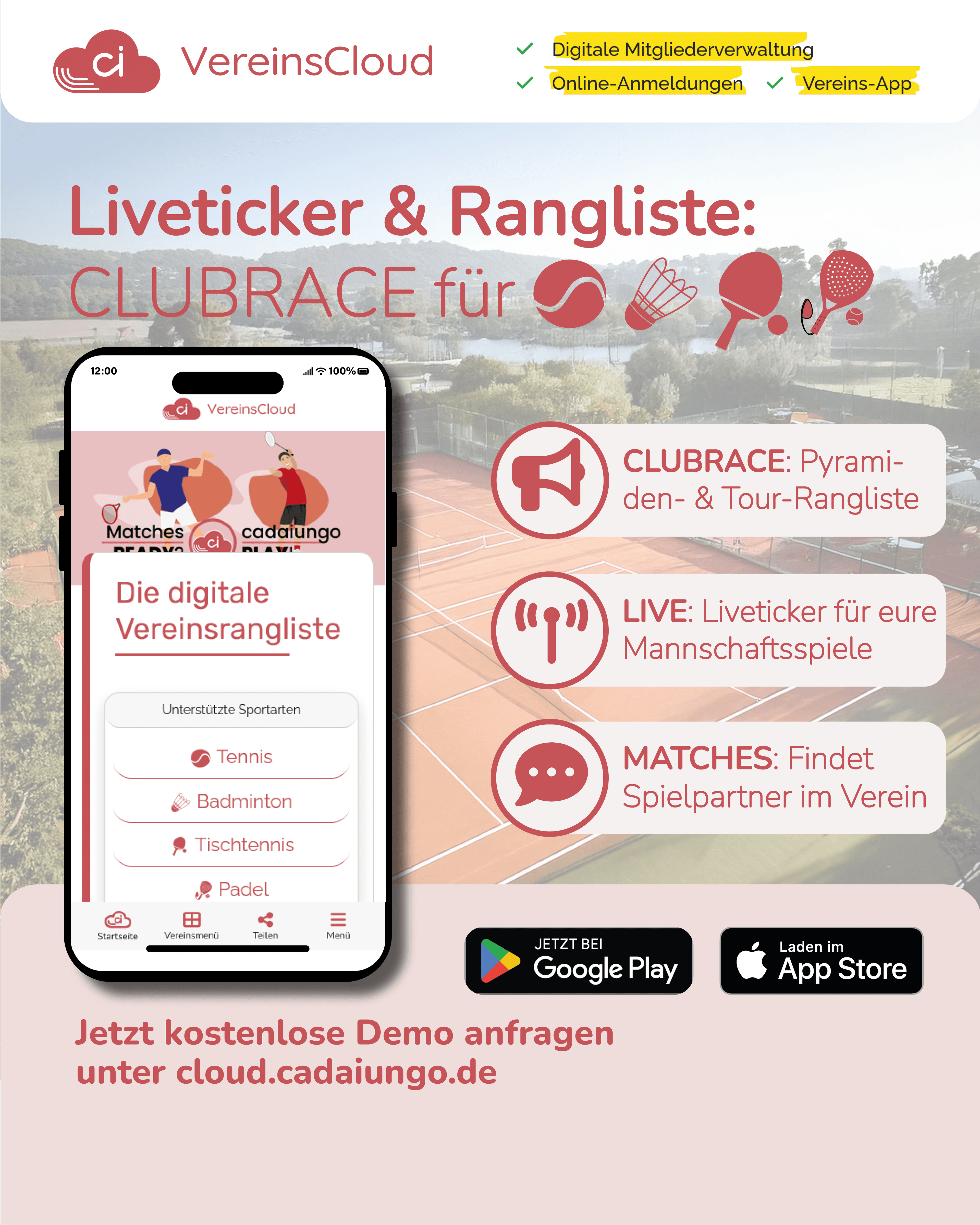 Willkommen in eurer VereinsCloud!