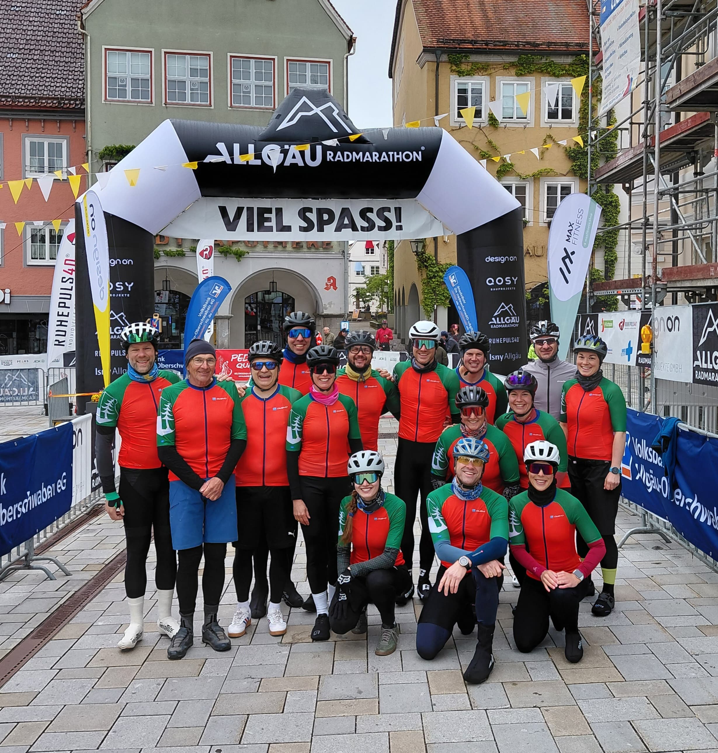 Mannschaftsfoto Radmarathon Isny 2026