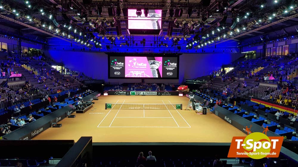 FedCup-Halbfinale Deutschland - Tschechien in der Porsche-Arena Stuttgart
