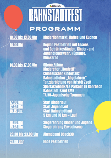 Bahnstadtfest Bratwurststand