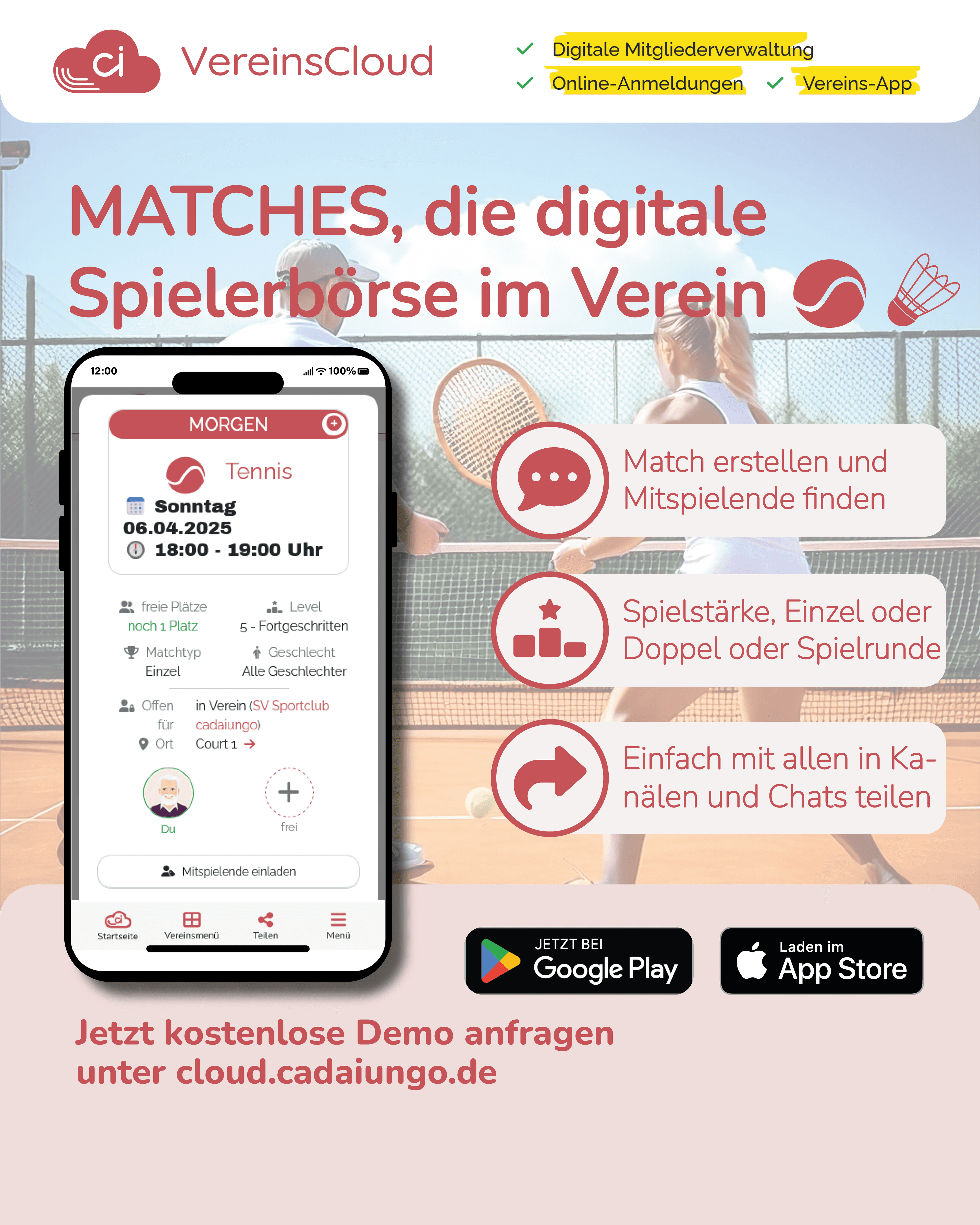 Willkommen in eurer VereinsCloud!