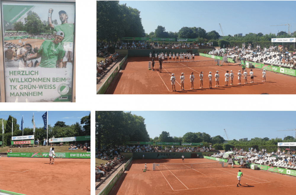 Impressionen vom Besuch des Bundesligaspiels von GW Mannheim gegen TK Aachen am 24.07.2022