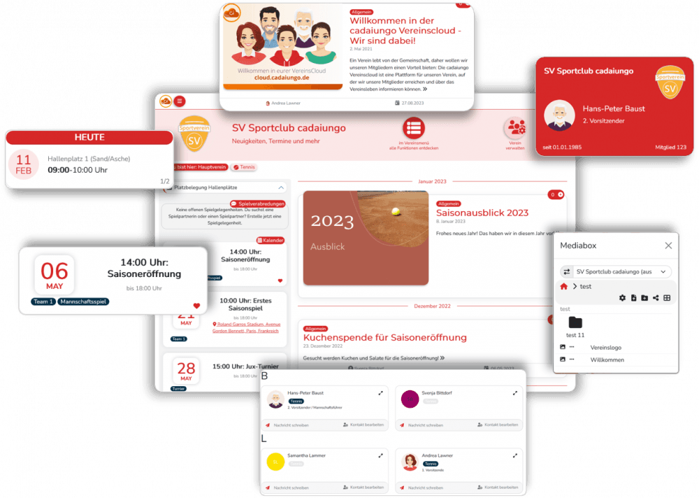 Willkommen in eurer VereinsCloud!